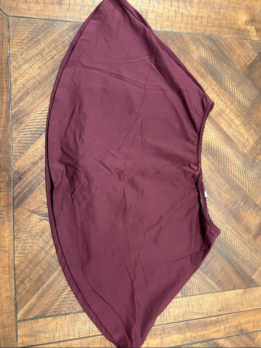 wild fable Burgundy Circle Skater Skirt